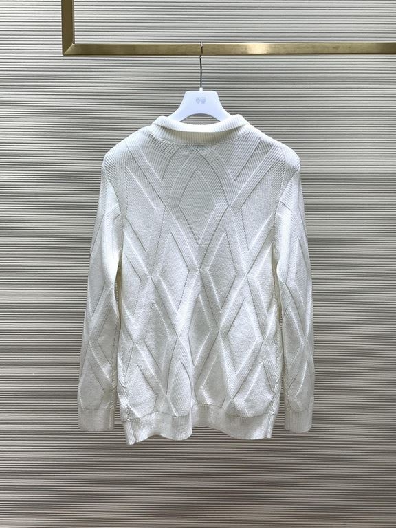 After-sales to the year, P580, Moncler Moncler, 2023 fall and winter newest products, counter synchronization is available, the original single ruthless goods, fashionable and casual knitted cardigan sweater, comfortable