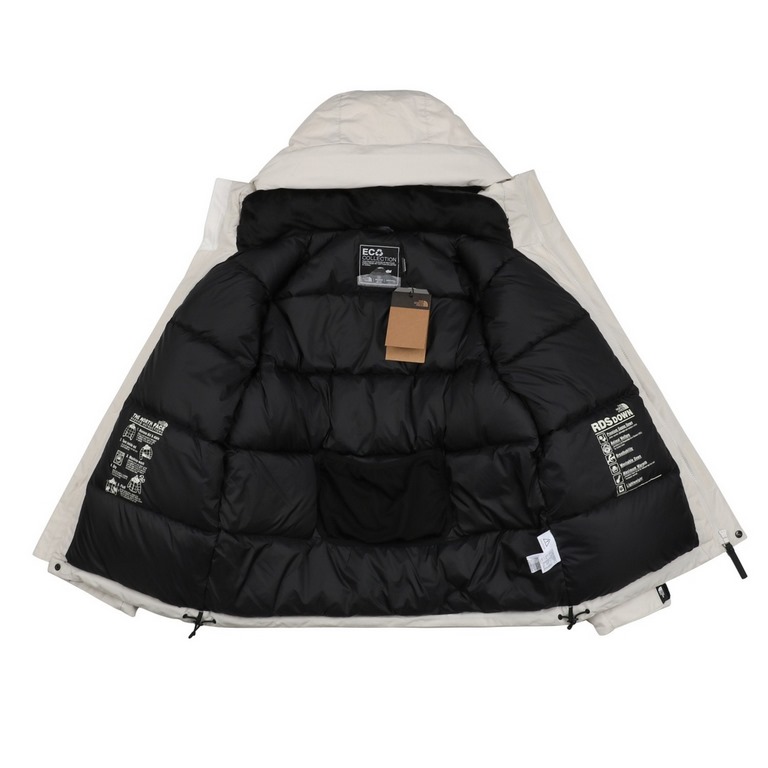 P540 (Amazon version)[               ] The North Face 23SS Shin Mina Same Korean Winter Workwear Hooded Goose Down Waterproof Down JacketAsia-Pacific black labeling line, four-pocket workwear style, RDS high-quality warm