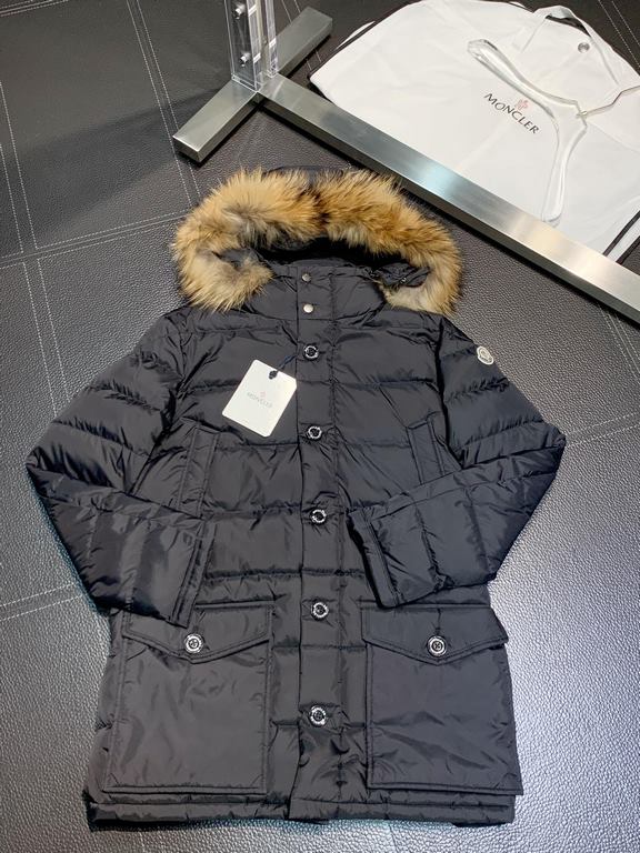 Support after the year P980. down jacket - Moncler Moncler Exclusive exclusive new hooded down jacket Hat removable design Original 11 customized hardware accessories imported original customized Welcome to the counter t