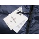 485#M06 Moncler Moncler Small Label LOGO Label Splicing Color Concealed Hooded Down Jacket Men's 