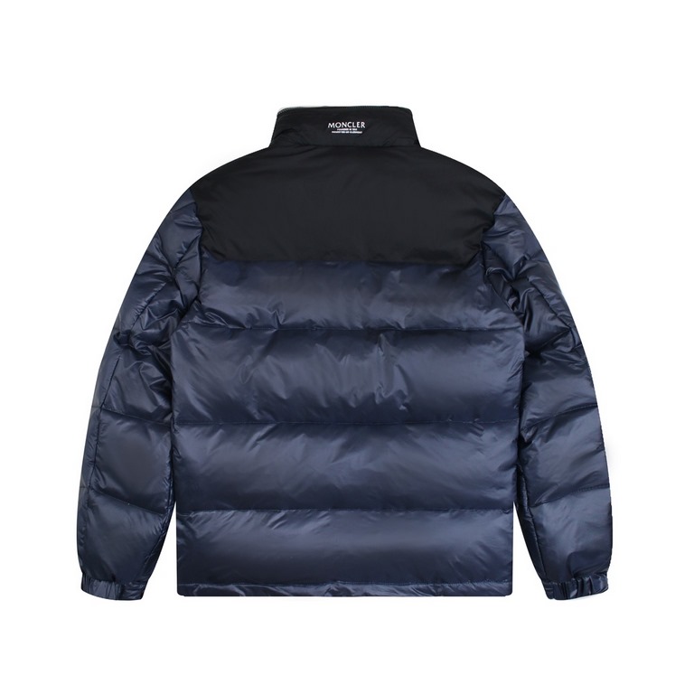 485#M06 Moncler Moncler Small Label LOGO Label Splicing Color Concealed Hooded Down Jacket Men's 