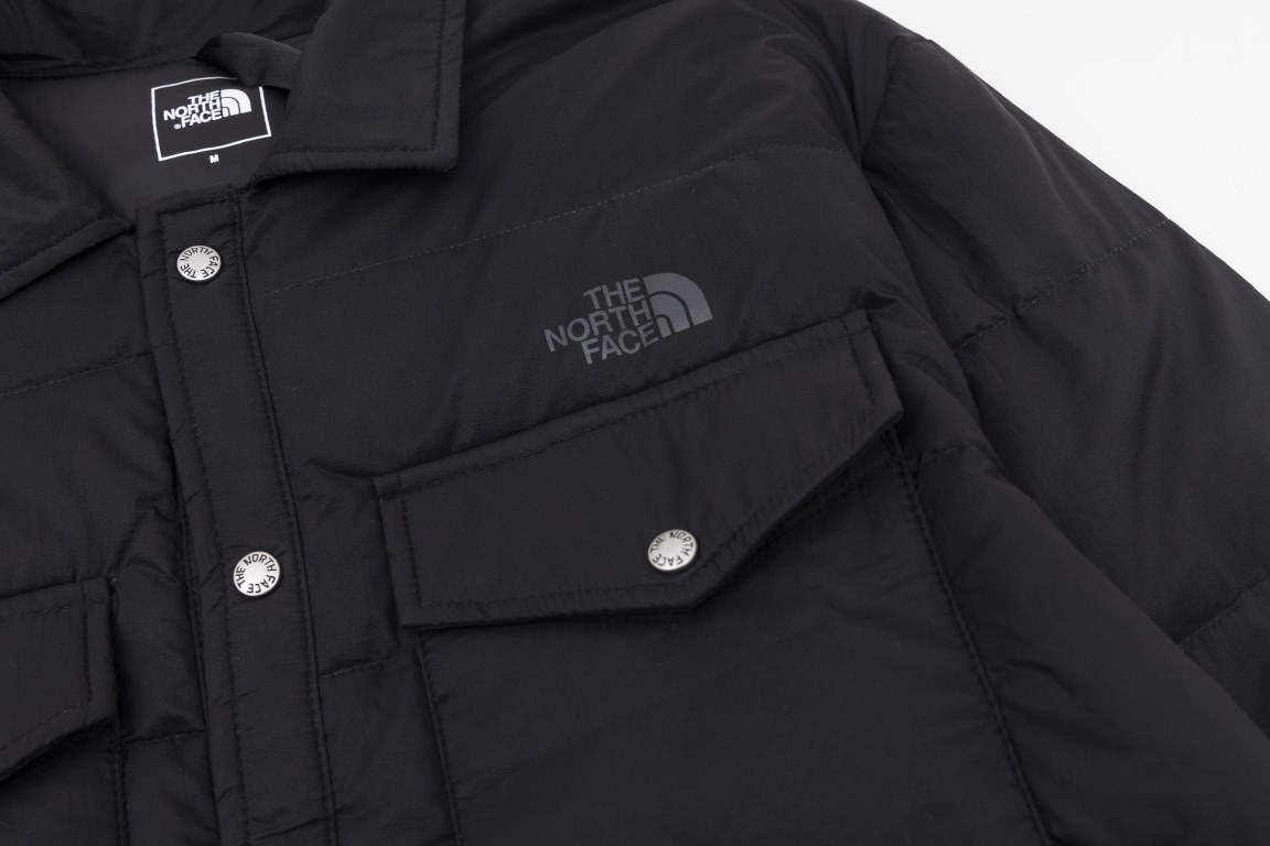 410  (Top Down Ceiling)[New The North Face TNF White Duck Down Shirt Down Jacket - The end of wearing is minimalism - Japanese shirt down jacket filled with 90 white duck down - lightweight style - can be used as a liner