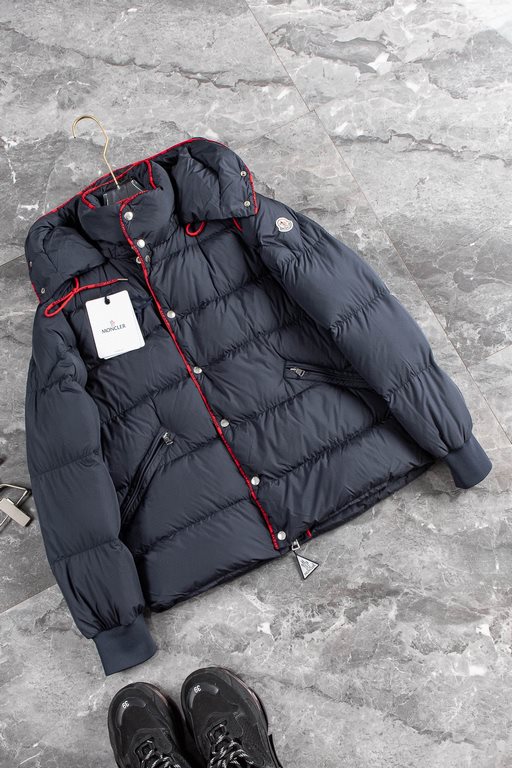 New# Support year after year!!!p1030  6  MONCLER fall and winter new high-density nylon waterproof material zipper hooded down jacket jacket# (hood can be detached) original order, synchronized with the official website 