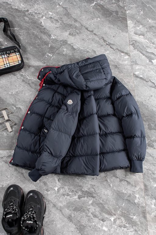 New# Support year after year!!!p1030  6  MONCLER fall and winter new high-density nylon waterproof material zipper hooded down jacket jacket# (hood can be detached) original order, synchronized with the official website 