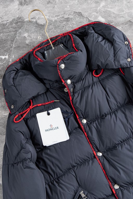 New# Support year after year!!!p1030  6  MONCLER fall and winter new high-density nylon waterproof material zipper hooded down jacket jacket# (hood can be detached) original order, synchronized with the official website 