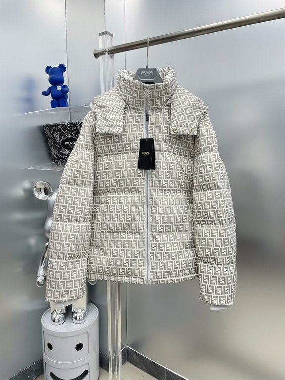 Support after the year return and exchange P770 Fendi explosive down jacket  2293 fall and winter new   down jacket original 11 custom hardware accessories imported original custom Welcome counter comparison Absolute hig