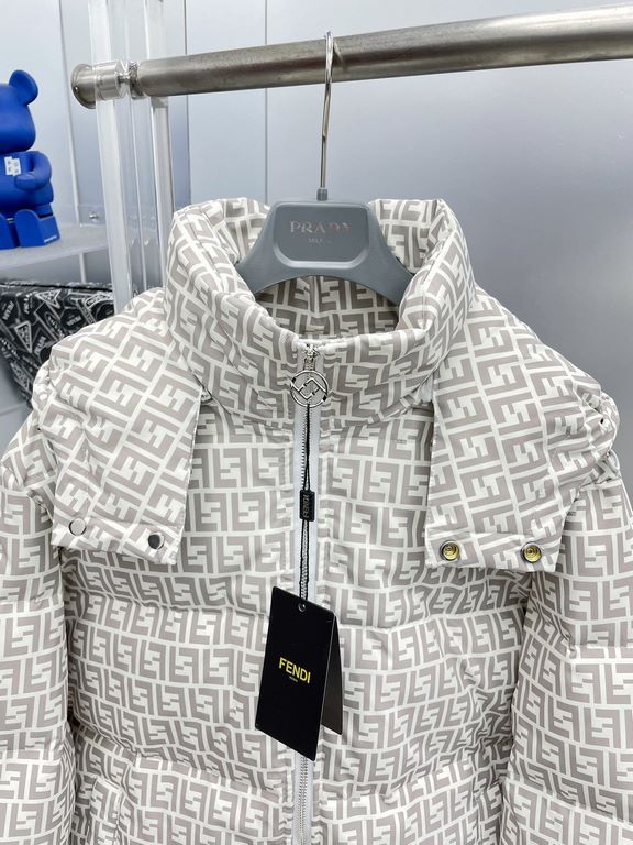 Support after the year return and exchange P770 Fendi explosive down jacket  2293 fall and winter new   down jacket original 11 custom hardware accessories imported original custom Welcome counter comparison Absolute hig