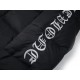 430 Vlone double arm black and silver gothic letters logo down jacketBlack is the color that will not go wrong in winter, black down jacket with silver embroidery embellishments, winter out cool and warm, long wear not t