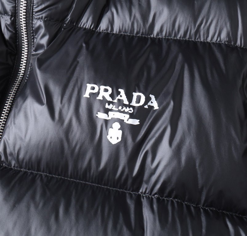 Support after the year return, P880 Prada 2023 fall and winter counter new casual fashion down jacket avant-garde design style fine and comfortable wearing very lightweight not easy to wrinkle. Multi heavy process The ov