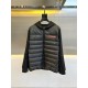 Prada Prada , 23ss fall and winter men's tide air layer splicing zipper hooded down jacket jacketPD Prada fall and winter new style! Trade order! Air layer splicing down hooded model casual jacket! A very wearable one in