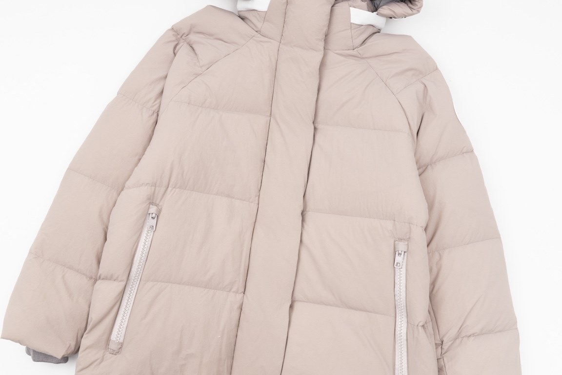 New  735 Model No. T97 (Goose Top Ceiling)[Goose Limited CANADAGOOSECanada    Goose White Label PASTELS Series JunctionPastel Label Parker Down Coat In Stock!Generation grade 90% white duck down, or even more exaggerated