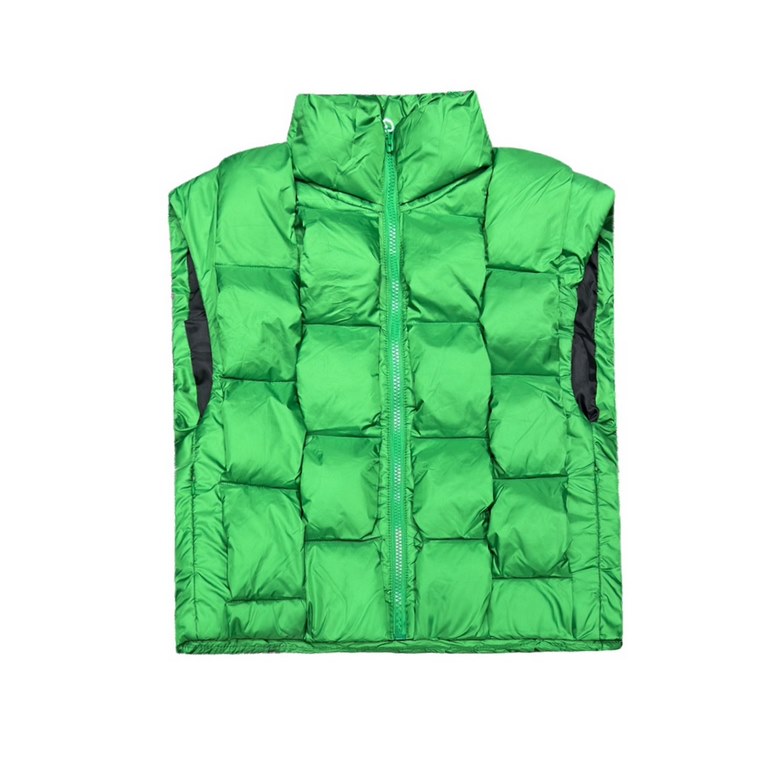 400- Bottega VenetaBVPaulownia Woven Tricolor Down Vest- Color Photo Color- Size M L XL