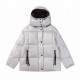 P610 [Moncler] Moncler New Clashing Hooded Women's Version Parana Thickened Down Bread Jacket-Left arm small label with NFC sensing, cell phone light up the screen near, straight into the official website-The down fillin