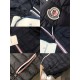 P620.    Moncler Moncler Moncler 2023 winter newest men's double pocket design lightweight hooded down jacket  Three-color collision zipper is extremely eye-catching, and the details show the craftsmanship everywhere   T