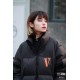 430 Vlone Dark Style Gothic Monogrammed Embroidered Small V Down JacketImported 45D cotton feeling memory matte fabric, feel comfortable and smooth, wear-resistant degree is better, the new national standard 80 zero whit