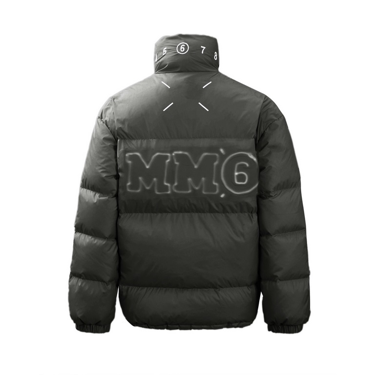 P445    (90 white duck down) Maison Margiela Maison Margiela MM6 23 FallWinter Capsule Down Jacket Collection 3 Anti Matte Fabric Percentage 90 300g White Duck Down Fluffy and Warm Open Molded Customized Engraved Logo Bu