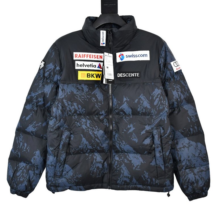 465Top Version Descente Descente 2023 Newest Co-branded Audi Snow Mountain Multi Label Co-branded Functional Outdoor Down Jacket BakeliteOfficial website on sale The most explosive series this year Snow Mountain series B