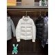 Support the return and exchange after the year! The main push  P820 Moncler high version popping down   moncler outlet popping stand-up collar down jacket, popping white down jacket! Inner liner anti-drilling design, non