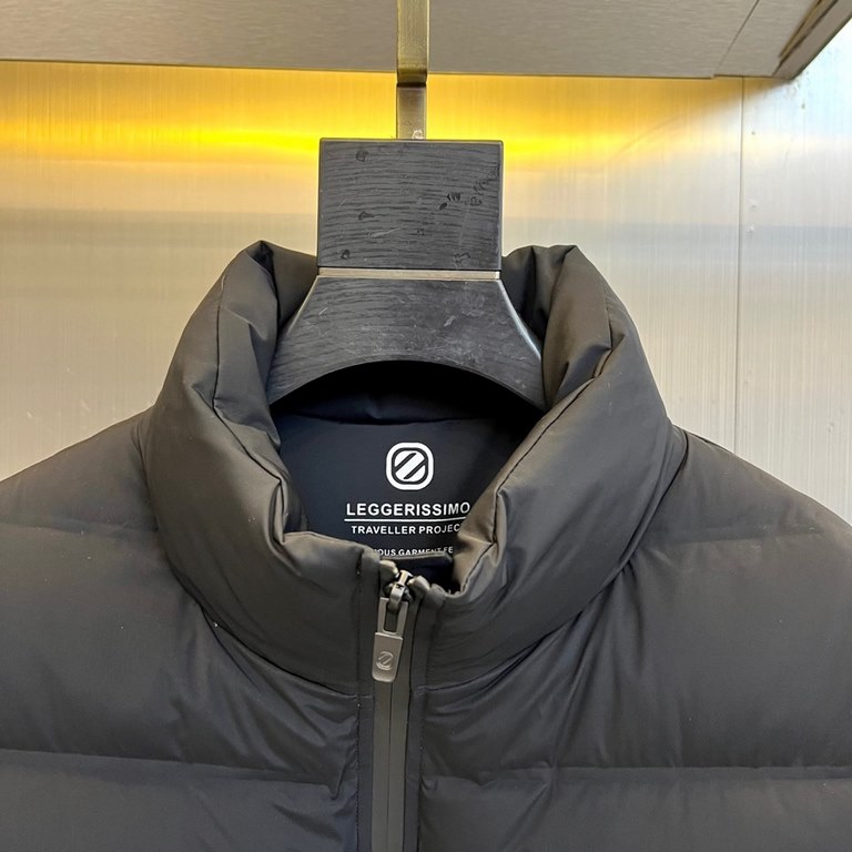 Zegna Zegna, trading company orders! 2023 fall and winter new official website synchronization super stylish simple and comfortable commuter down jacket jacket customized highest 90 white duck down anti-drilling down fab