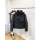 675 Prada, the latest men's down jacket, soft and cozy fabric. The shape of the jacket is superb. Zipper. Accessories are customer supply, imported fabrics, lightweight and comfortable, warm and stylish, simple and gener