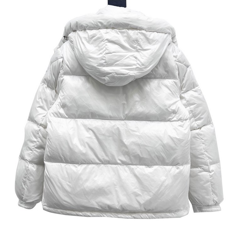 Pure down, not the cotton version on the market. 505 Model No. Y106Moncler 20FW Pocket Logo White Ribbon Down JacketThe fabric is classic nylon patent leather material, the United States imported lining cloth, high-densi