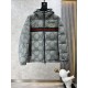 Support after years of return and exchange,P720.GUCCI Gucci All-over Printed Red and Green Webbing Hooded Down JacketHoned seam down jacket with 90 white duck down  nylon fabric lining! A great winter liner!!!! There are