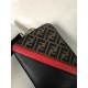 Original goods   New  FENDI (Fendi 2021-5)   explosive exclusive crossbody bag shipment, double F print pattern cloth with cowhide, the front with the collocation of colors perfectly suited to the user's needs, high-qual