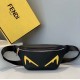 The most awesome and full of personality F family this cross out of the design of yellow convex embossed demon eyes, can be used as a chest pack and fanny pack, adjustable length straps, zipper closure, interior zipper p