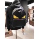 . Model 33205-1    fendi fendi counter new cloth with leather schoolbag out of stock  fendi small monster backpack upgrade   original single quality  every detail follow the counter  double shoulder bag  nylon spliced wi