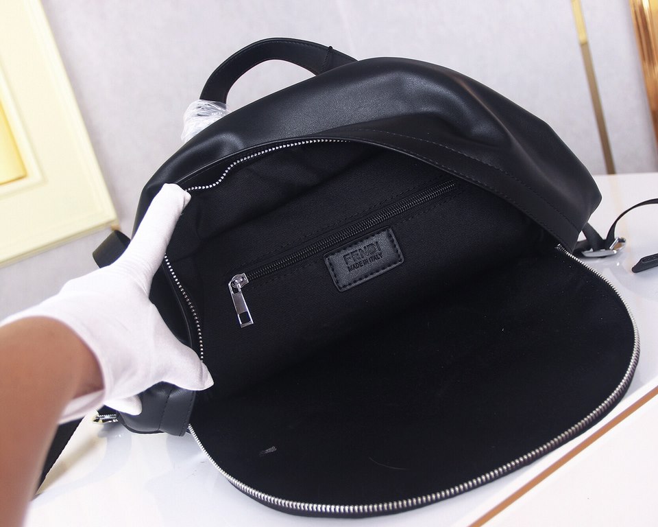 秘[Fendi 9036 Backpack]     Italian Milan counter new   Imported waterproof special fabric with cowhide leather  [Strong] Casual outdoor double backpacks, call the counter     Top single original goods   [Strong] That tex