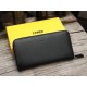 () [Original] Fendi Fendi  [Model] 666044 small wallet [Size] 19-10-2.5cm [Color] black high-end quality (original authentic) [Material] Fendi counter purchases classic  original imported   cowhide  authentic imports of 