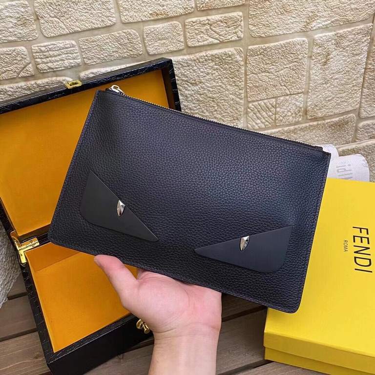 [Model 2051] Fendi cowhide original single handbag    original single quality   men and women universal models   exclusive real shot   although the style can be copied, but the material can not be replicated, workmanship