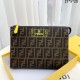 Fendi, imported PVC, original hardware  feel awesome . Top designers to create a casual style production   super smooth zipper, top oiled edges smooth, super large capacity space design multi-card   hidden compartment zi