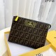 Fendi, imported PVC, original hardware  feel awesome . Top designers to create a casual style production   super smooth zipper, top oiled edges smooth, super large capacity space design multi-card   hidden compartment zi