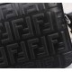 Brand FENDIModel Camera BagColor blackSize 23165Material head layer imported Napa cowhide  FENDI pouch Fendi men's bags   super explosive models come to pull, the first layer of nappa cowhide double letter embossed hand-