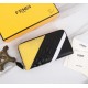 Brand FENDI FendiModel LitchiItem No. 868568Color black   lemon yellowSize 19.510.53Material large surface with imported first layer litchi grain cowhide   nappa cowhide, lining with yellow sheepskin, feel delicateFENDI 