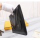 Brand FENDIModel Black Snake ClutchItem No. 168568Color black   black iron   real snake skinSize 30202cmMaterial imported nappa leather  FENDI pouch Fendi handbag   super explosive models come to pull, the first layer of