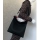 F family black peekaboo upgraded tote bag in soft lychee grain cow   leather.size36.13.38cm