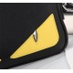 Brand FENDI FendiModel No. Camera bag with yellow stickerColor BlackSize 23165Material head layer imported nappa cowhide  FENDI pouch Fendi men's bags   super explosive models come to pull, the first layer of Napa cowhid