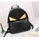 Brand FENDIStyle Gold BackpackItem No. 668568Color blackMaterial waterproof nylonSize 343814cm (Large)     Fendi fendi counter new cloth with microfiber leather backpack   metal plate eyes   fendi small monster backpack 