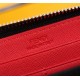 Brand FENDIStyle Cross-hatch yellow single-pullItem No. 868568Color black   egg yolkSize 19.510.53Material imported cross grain cowhide leather, red microfiber lining, delicate feelFENDI zipper wallet Introduction the la