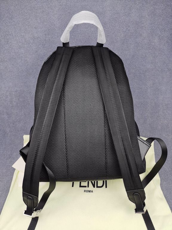 Lot [Top Original] Model 0248-1     Fendi fendi new cloth with leather school bag out of stock   Fendi little monster backpack upgrade   original quality   every detail to follow the foot to the right version of the   du