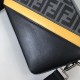 Original single goods  New  FENDI (Fendi 2017-5)   explosive exclusive cross-body bag shipment, double F print pattern cloth with cowhide, the front with the color blocking perfectly suited to the user's needs, high-qual