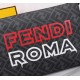 Brand FENDIStyle Men's Double Label Silk Screen Printed BagItem No. 368568Color blackMaterial imported nappa cowhide leather   double letters PVCSize 27205 FENDI upgraded version of the small monster men's men's bag, mad