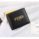 Brand FENDIStyle Letter ClipItem No. 968568Color blackSize 129.52Material Imported first layer of Napa cowhide for the face, yellow sheepskin for the lining, delicate feelFENDI short clip wallet Introduction spring and s