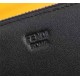 Brand FENDIStyle Single pull with yellow stickerItem No. 868568Color black   lemon yellowSize 19.510.53Material imported head layer Napa cowhide, red sheepskin lining, delicate feelFENDI zipper wallet Introduction spring