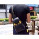 Batch original single quality [brand name] new Fendi Fendi chest bag [product specifications] W19XH26XD6.5cm [product material] head layer cowhide [black] imported special shoulder strap F [product model] 0156-1.