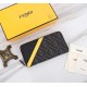 Brand FENDIModel No. PVC Yellow Single PullItem No. 868568Color GreySize 19.510.53Material imported head layer nappa cowhide   double letters PVC, lining with black sheepskin, delicate feelFENDI zipper wallet Introductio