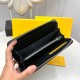 () [Original] Fendi Fendi  [Model] 666100 small wallet [Size] 19-10-2.5cm [Color] black high-end quality (original single authentic) [Material] Fendi counter purchases classic  original imported   cowhide  authentic impo