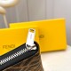 () [Original] Fendi Fendi  [Model] 666100 small wallet [Size] 19-10-2.5cm [Color] black high-end quality (original single authentic) [Material] Fendi counter purchases classic  original imported   cowhide  authentic impo